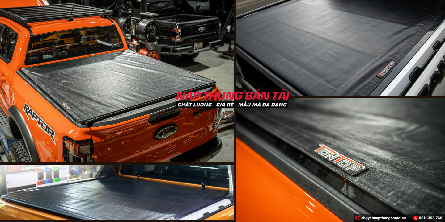 Thông tin sản phẩm Nắp Thùng Cuộn Mềm Ford Ranger Stormtrak