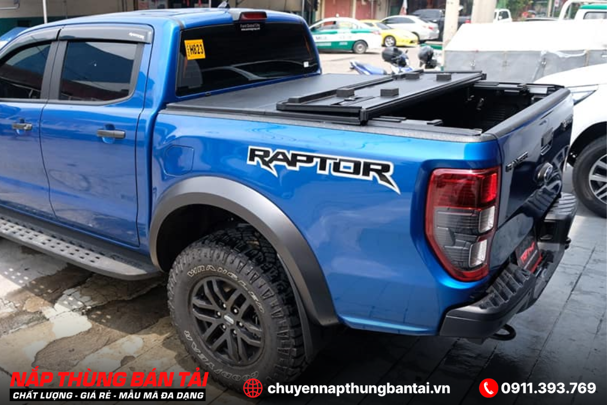 Nắp Thùng 3 Tấm Ford Ranger Raptor (Đời 2018 - 2022)