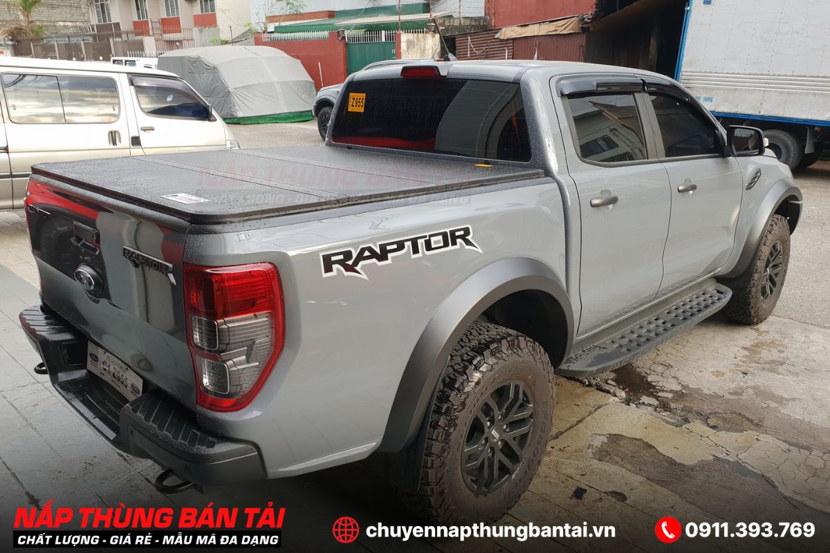 NẮP THÙNG 3 TẤM FORD RANGER RAPTOR (ĐỜI 2018 - 2022)