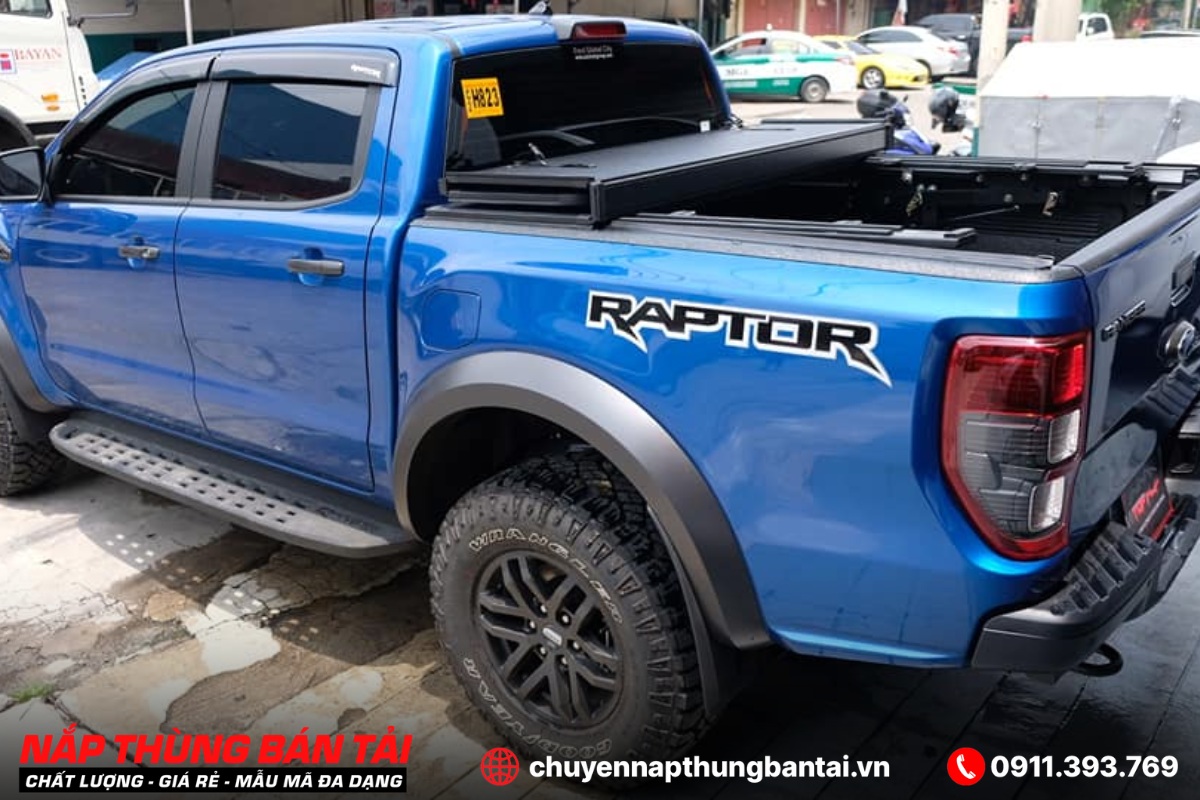 Nắp Thùng 3 Tấm Ford Ranger Raptor (Đời 2018 - 2022)