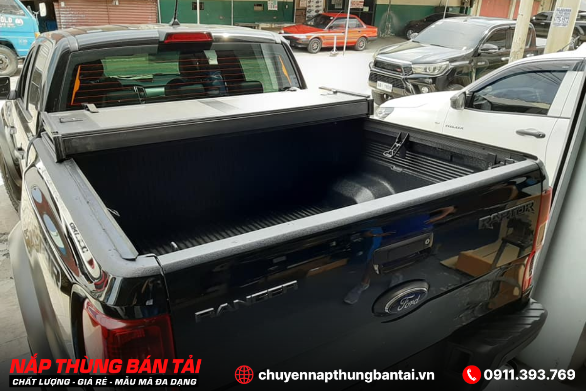 Nắp Thùng 3 Tấm Ford Ranger Raptor (Đời 2018 - 2022)