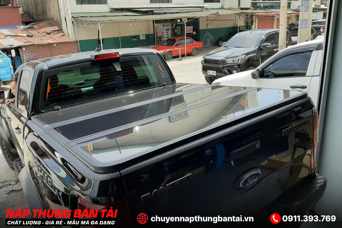 NẮP THÙNG 3 TẤM FORD RANGER RAPTOR (ĐỜI 2018 - 2022)