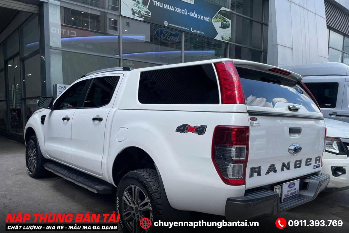 NẮP THÙNG CAO FORD RANGER RAPTOR (ĐỜI 2018 - 2022) (CÓ ĐÈN)