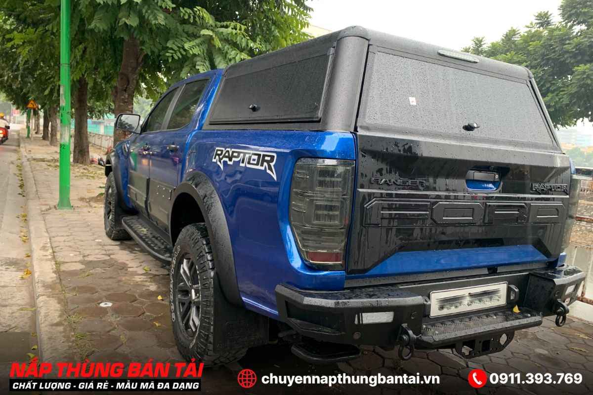 NẮP THÙNG CAO NHÔM FORD RANGER RAPTOR 2023
