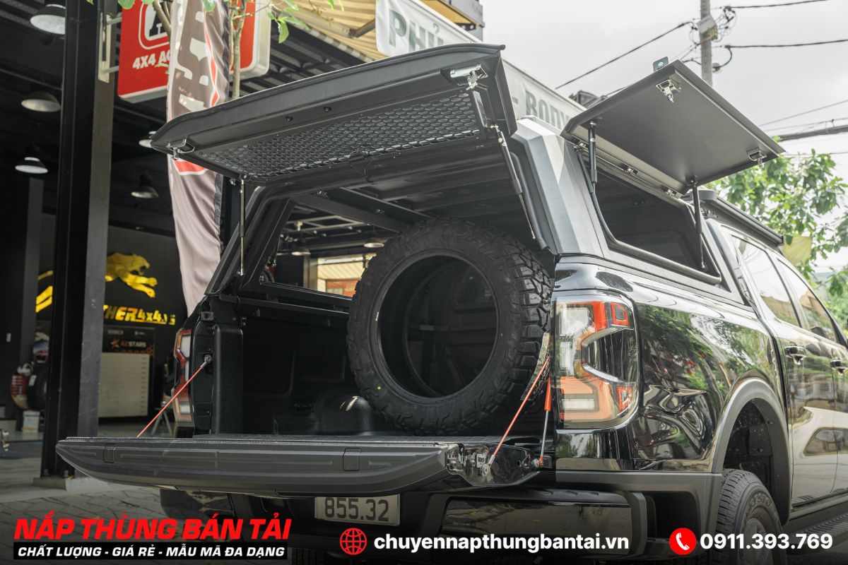 NẮP THÙNG CAO NHÔM FORD RANGER XLS 2023
