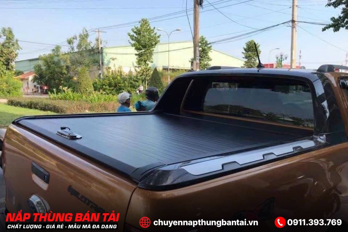Nắp thùng cuộn cơ Carryboy Ford Ranger Wildtrak (Đời 2018 - 2022)