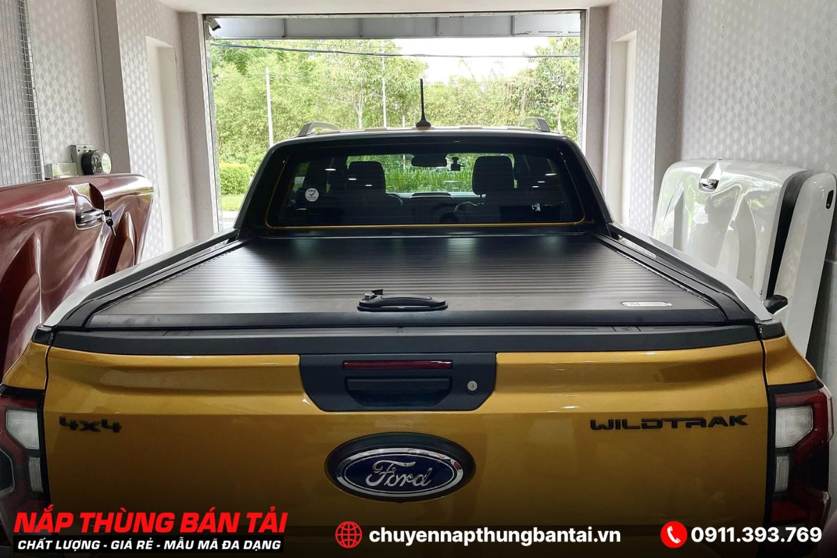 Nắp thùng cuộn cơ Carryboy Ford Ranger Wildtrak (Đời 2018 - 2022)