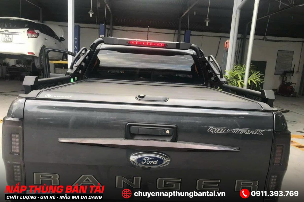 Nắp thùng cuộn cơ Carryboy Ford Ranger Wildtrak (Đời 2018 - 2022)