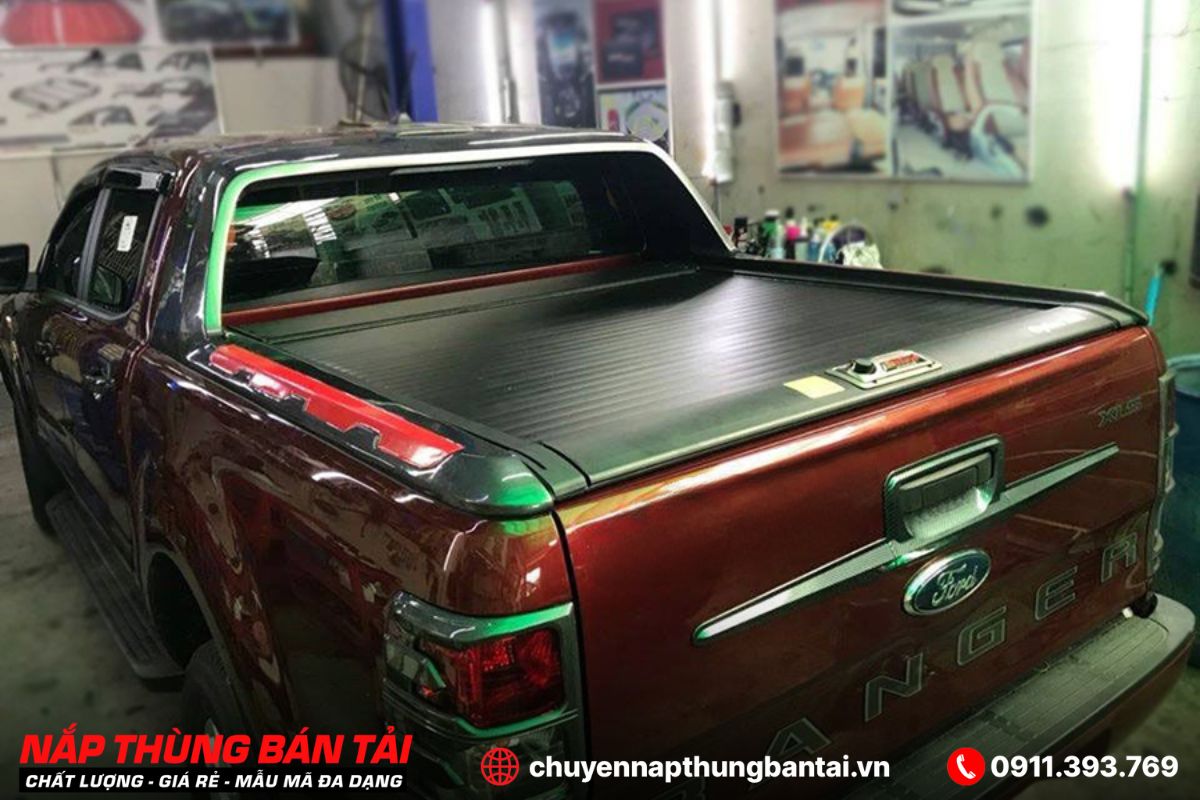 NẮP THÙNG CUỘN CƠ OPTION ROLL FORD RANGER XLT 2023