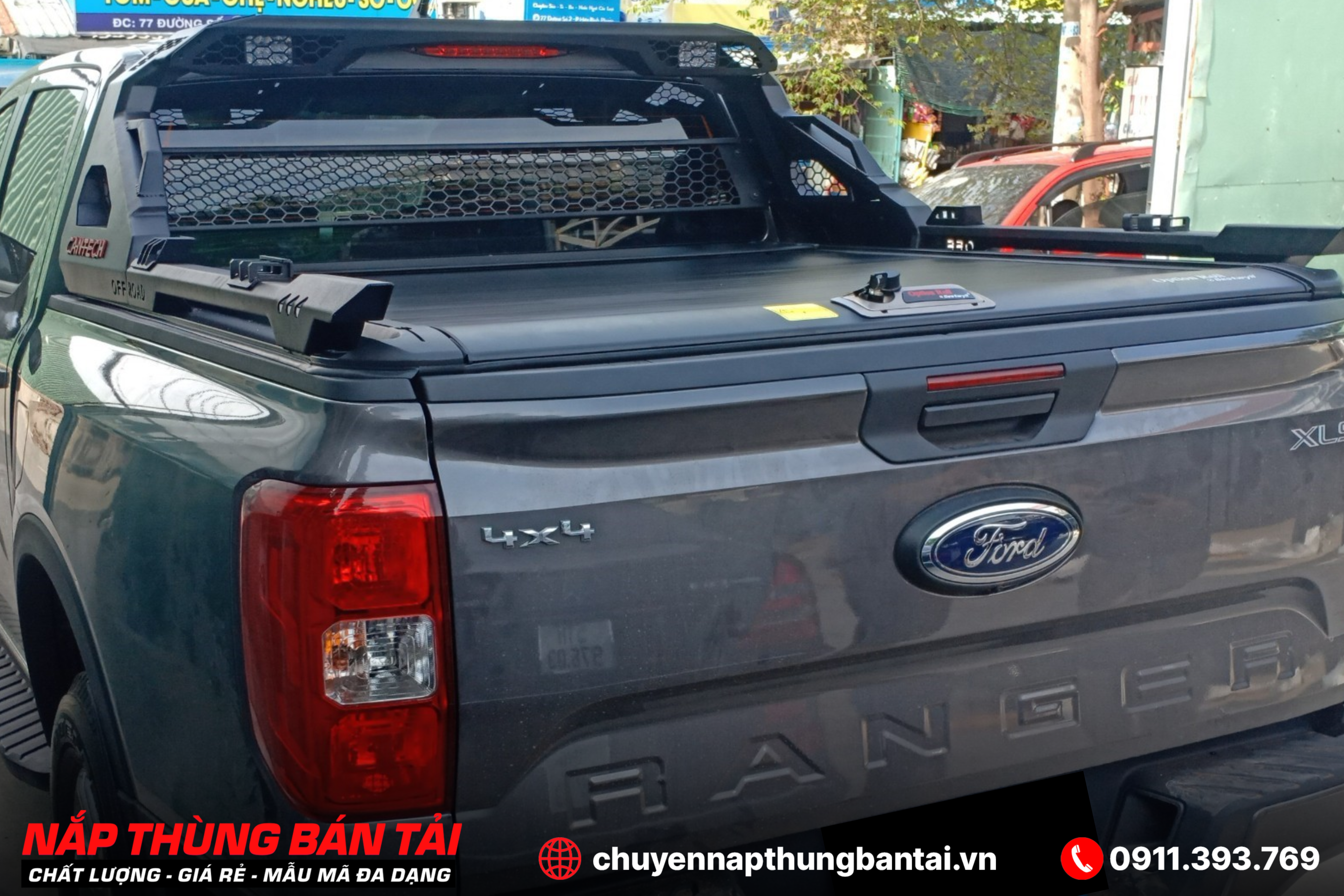 Thông tin Nắp Thùng Cuộn Cơ Carryboy Ford Ranger Stormtrak