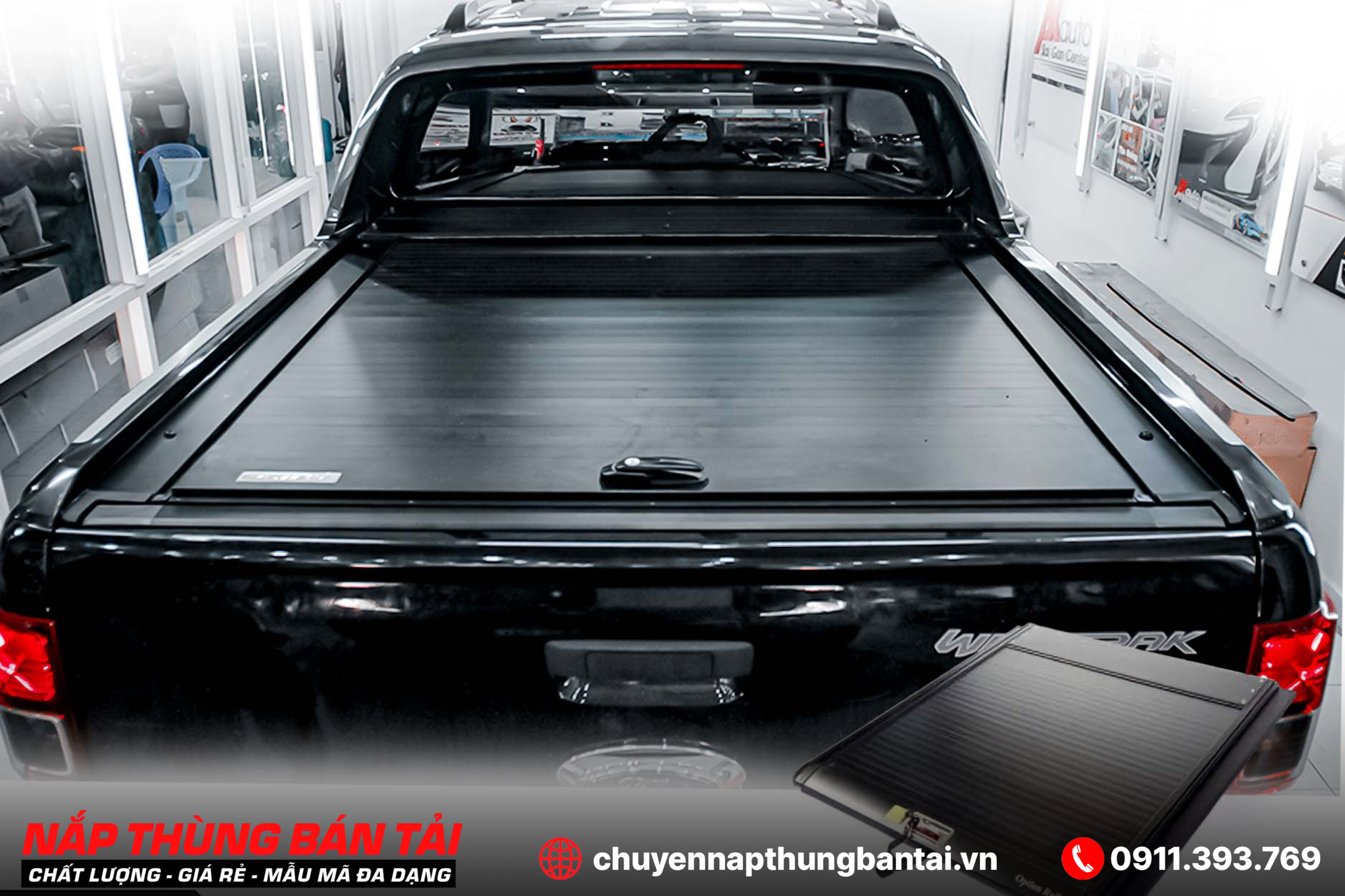 NẮP THÙNG CUỘN CƠ CARRYBOY FORD RANGER WILDTRAK 2023