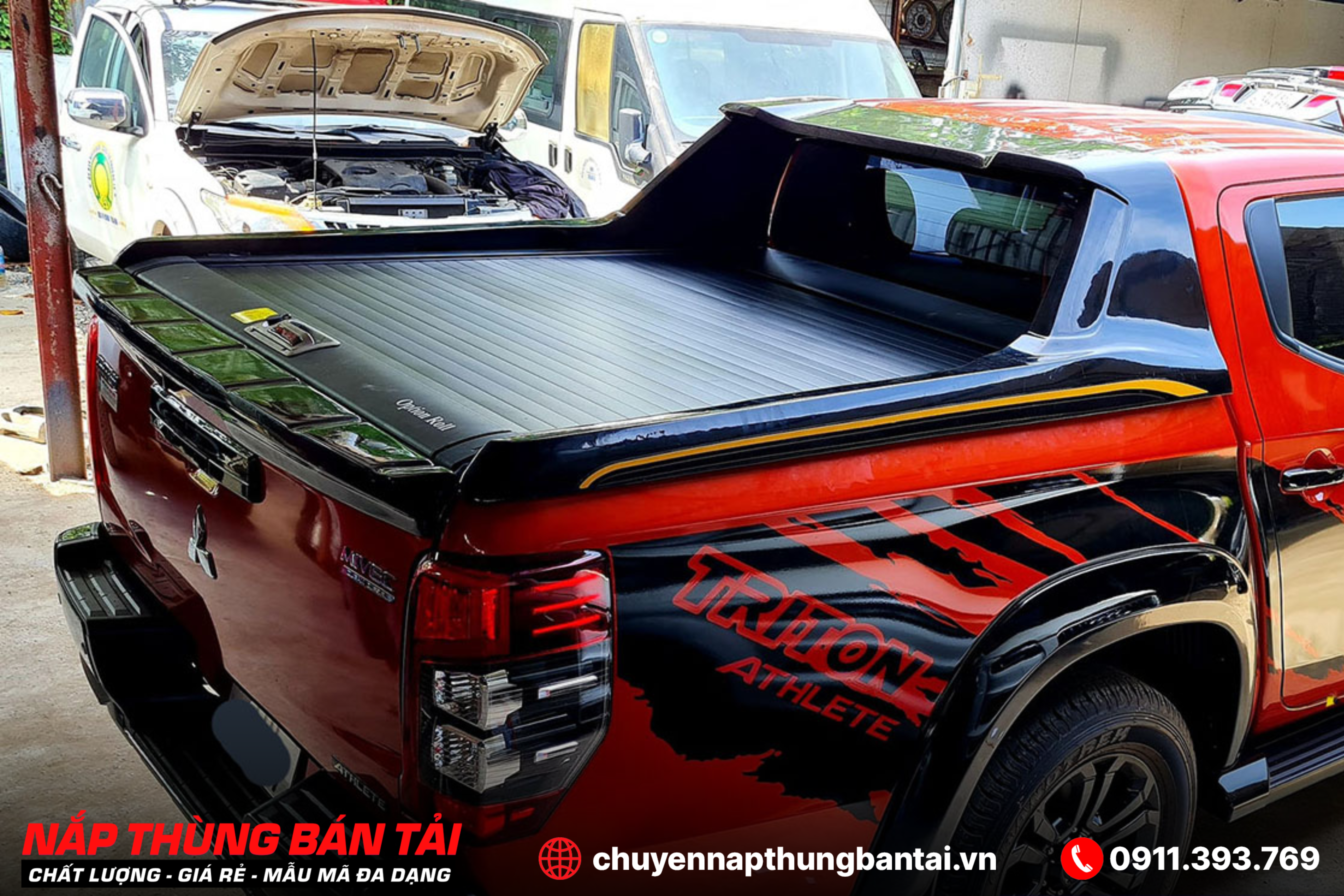 NẮP THÙNG CUỘN CƠ CARRYBOY FORD RANGER XLS 2023