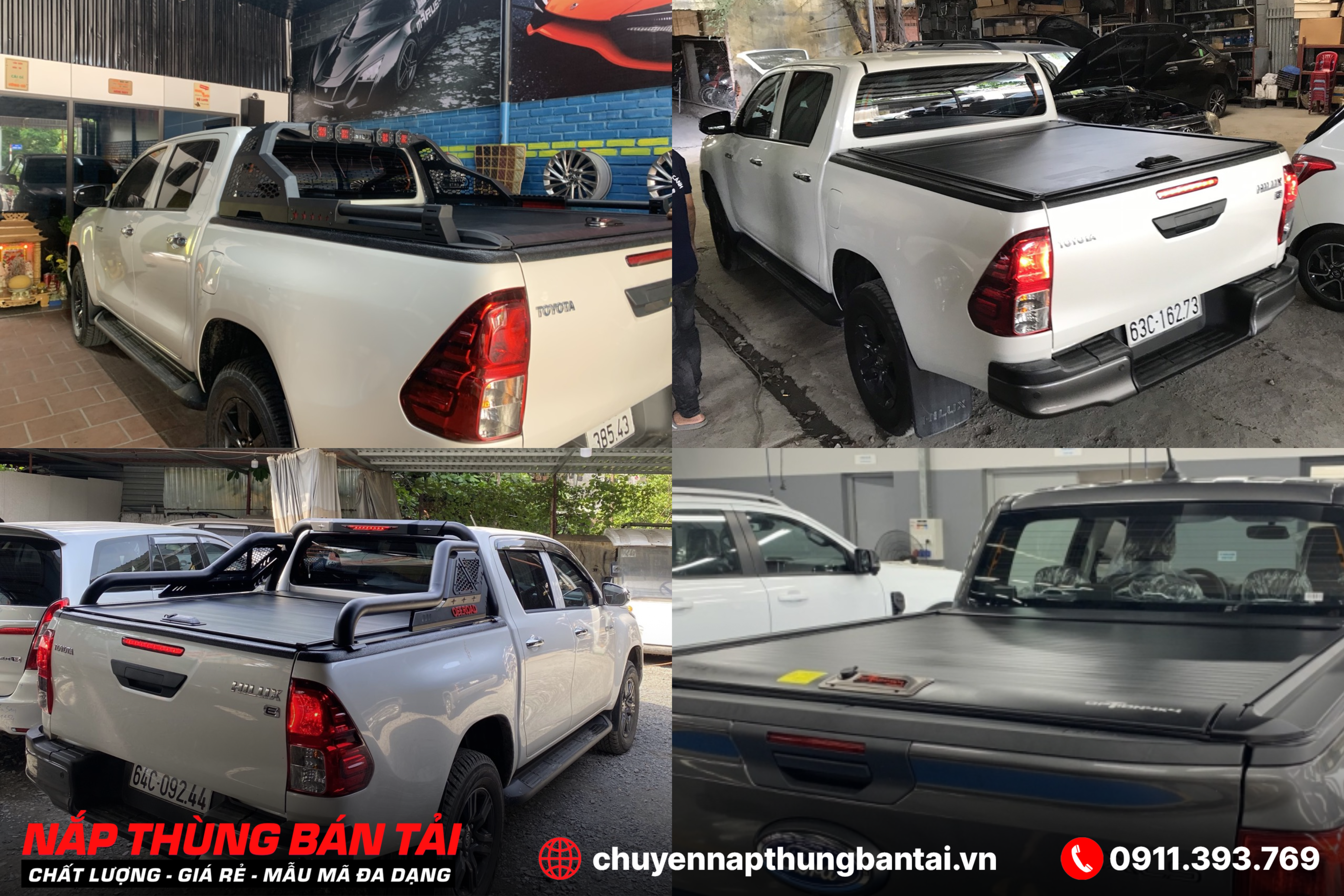 Nắp Thùng Cuộn Cơ Carryboy Ford Ranger Xlt 2023 lắp đặt thực tế