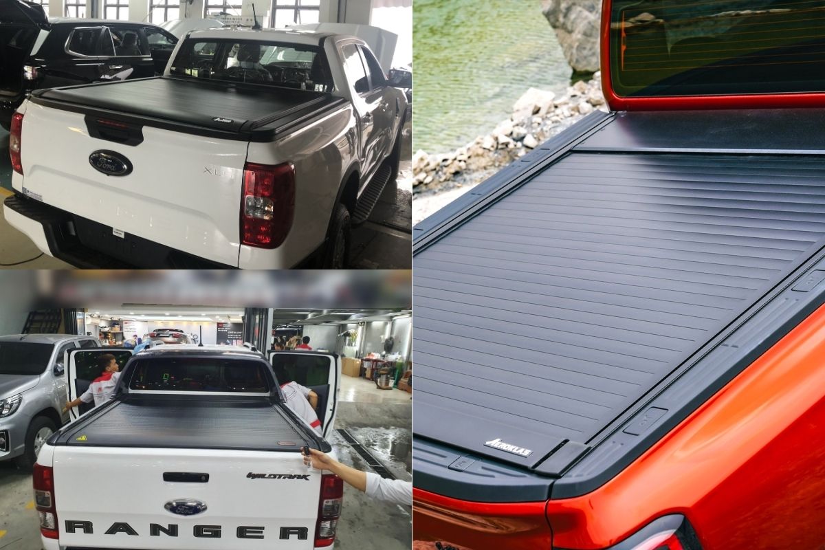 NẮP THÙNG CUỘN ĐIỆN AEROKLAS THÁI LAN FORD RANGER XLS (ĐỜI 2018 - 2022)