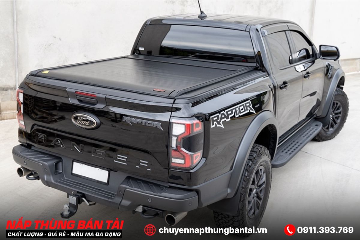 Nắp thùng cuộn điện Anpha Ford Ranger Raptor (Đời 2018 - 2022)