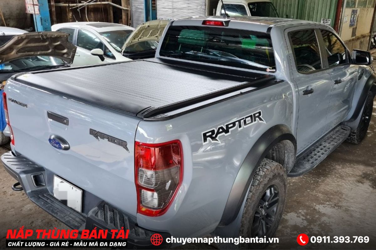 Nắp thùng cuộn điện Anpha Ford Ranger Raptor (Đời 2018 - 2022)