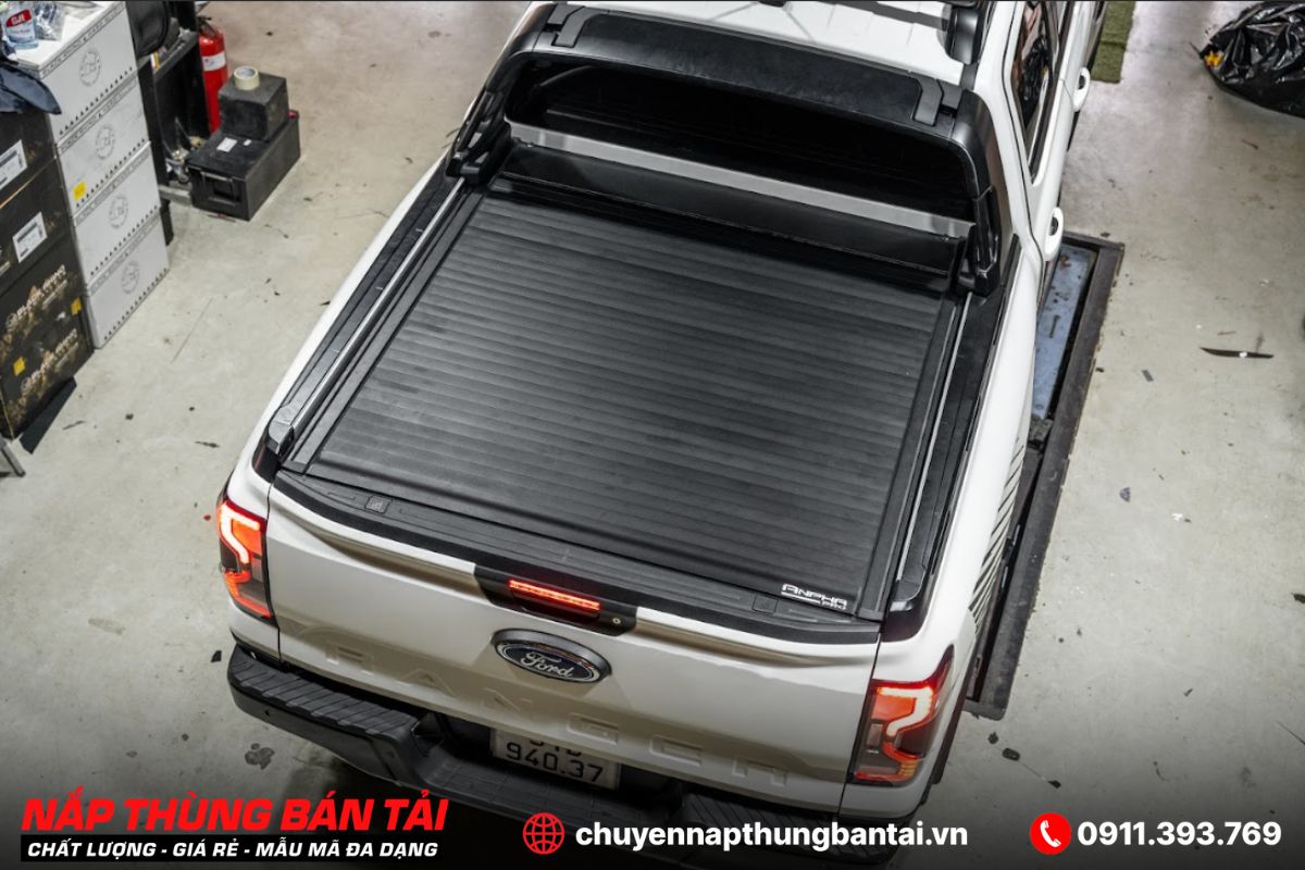 NẮP THÙNG CUỘN ĐIỆN ANPHA FORD RANGER XLS (ĐỜI 2018 - 2022)