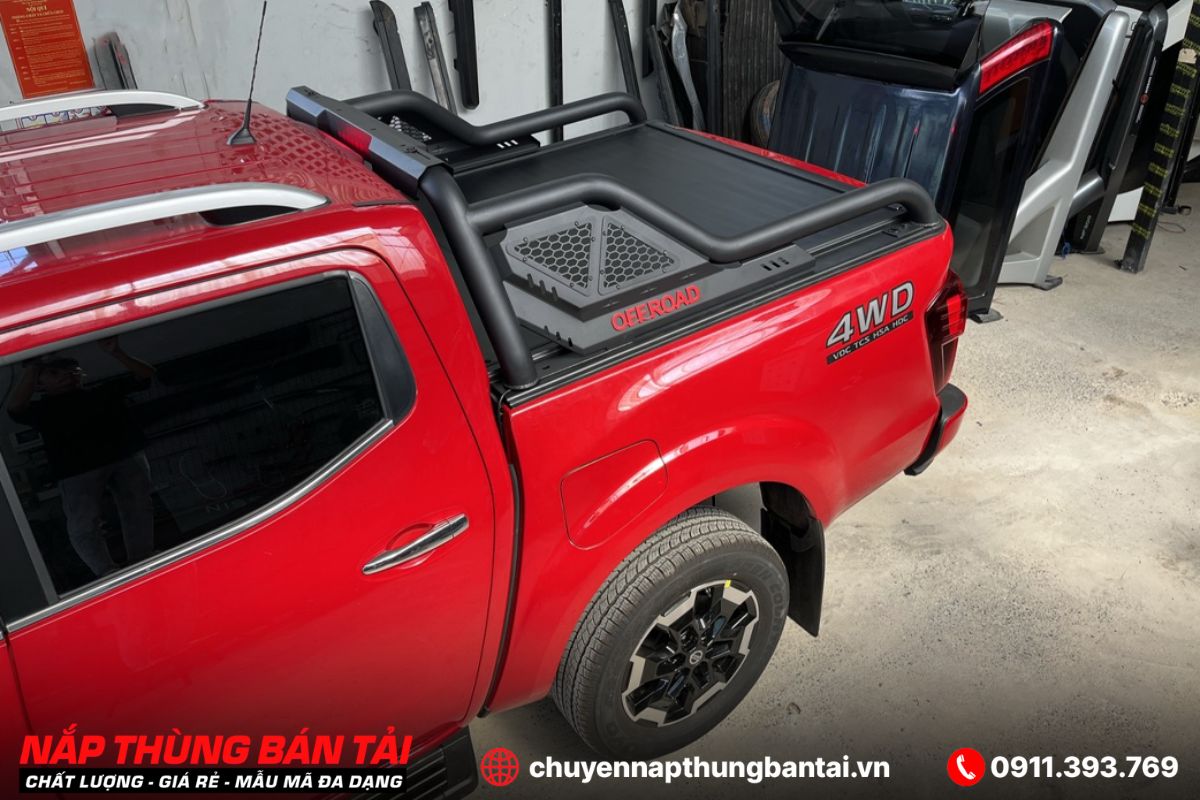 NẮP THÙNG CUỘN ĐIỆN ANPHA NISSAN NAVARA