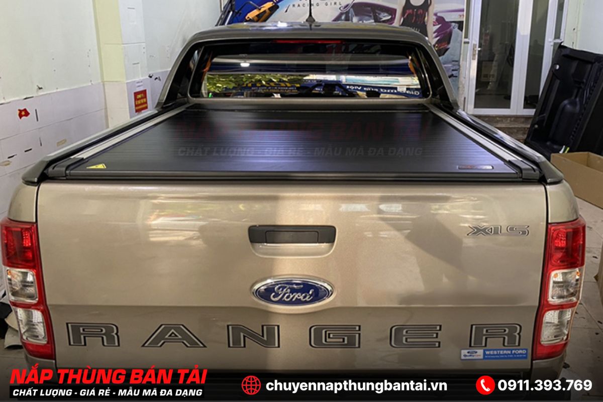 NẮP THÙNG CUỘN ĐIỆN OPTION4X4 FORD RANGER XLS (ĐỜI 2018 - 2022)