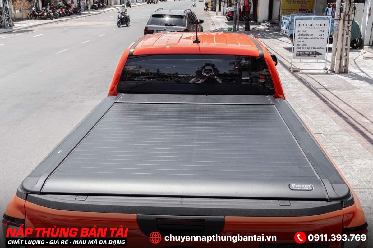 NẮP THÙNG CUỘN ĐIỆN POLINI FORD RANGER XLT (ĐỜI 2018 - 2022)
