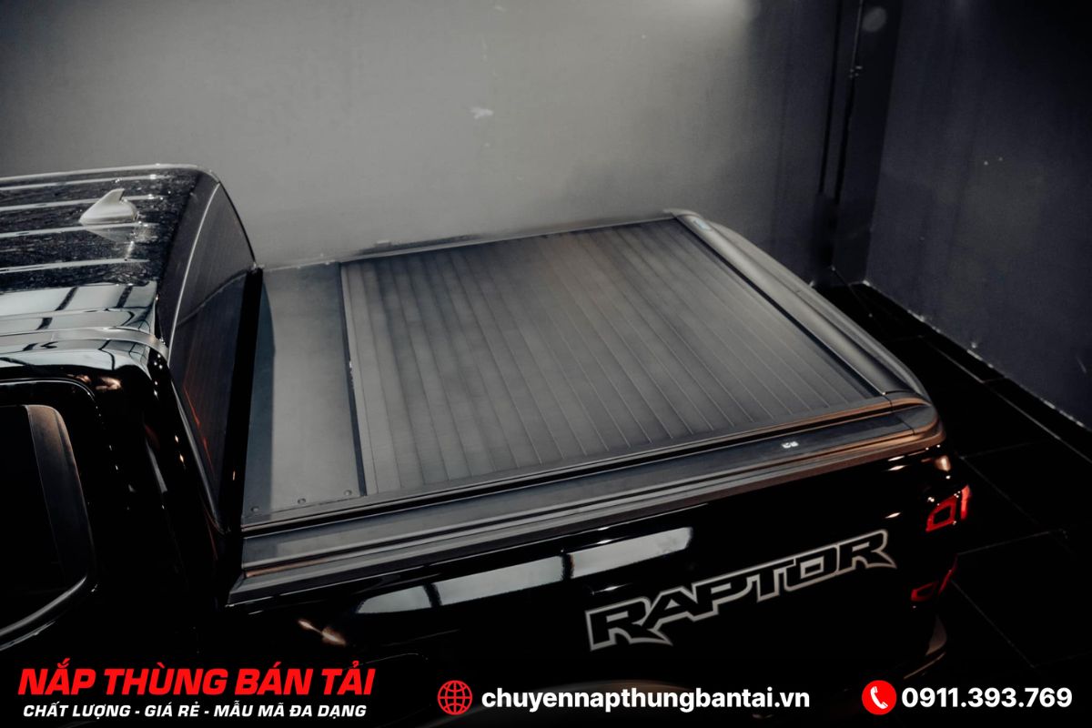 Nắp thùng cuộn điện Polini Ford Ranger Raptor (Đời 2018 - 2022)