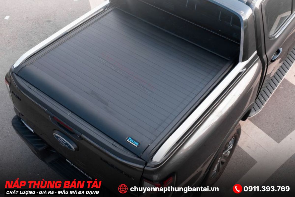 NẮP THÙNG CUỘN ĐIỆN POLINI FORD RANGER WILDTRAK 2023