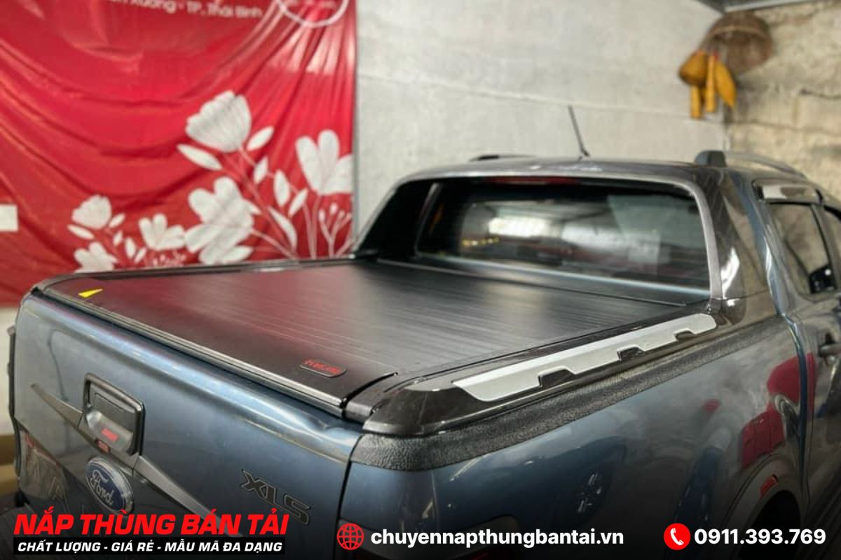 Nắp thùng cuộn điện Polini Ford Ranger Xls (Đời 2018 - 2022)