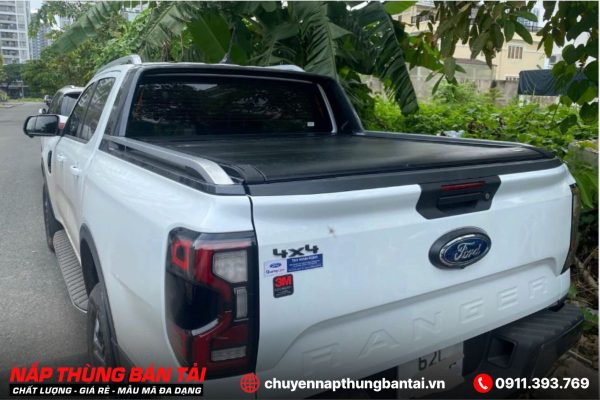 NẮP THÙNG CUỘN ĐIỆN POLINI FORD RANGER XLT (ĐỜI 2018 - 2022)