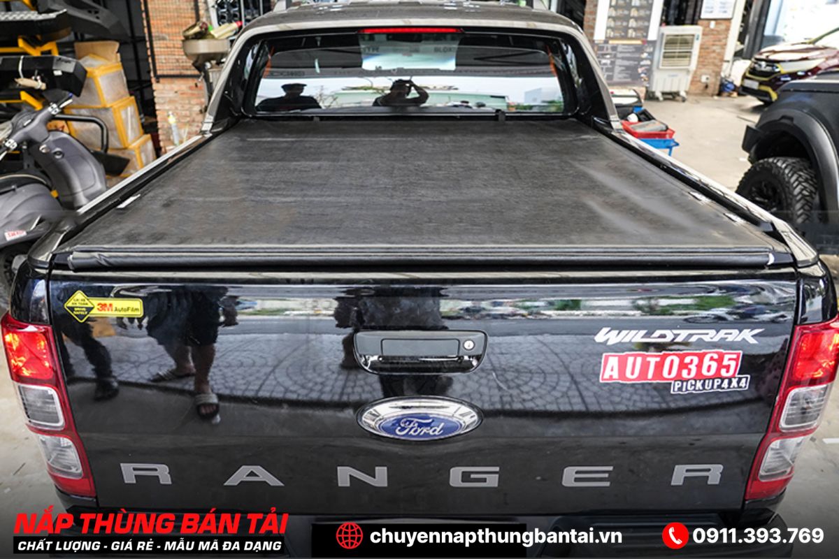 NẮP THÙNG CUỘN MỀM FORD RANGER WILDTRAK (ĐỜI 2018 - 2022)