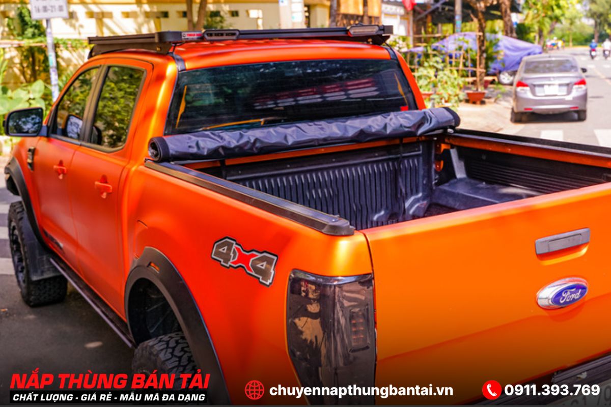 Nắp thùng cuộn mềm Ford Ranger XLS (Đời 2018 - 2022)
