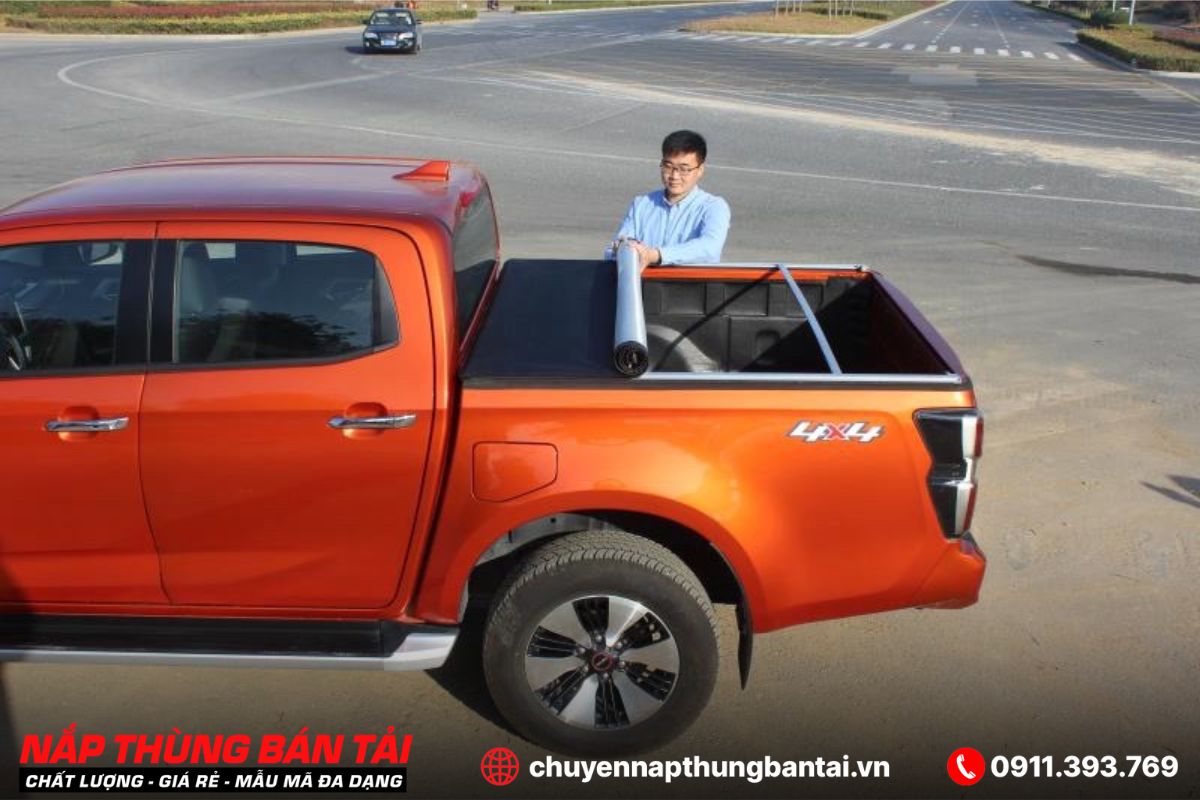 Nắp thùng cuộn mềm Ford Ranger XLS (Đời 2018 - 2022)