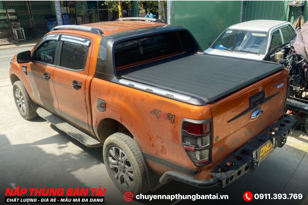 Nắp thùng cuộn mềm Ford Ranger Xlt (Đời 2018 - 2022)