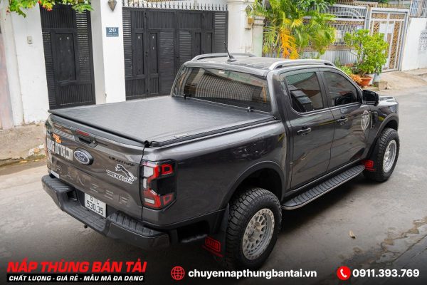 Nắp thùng cuộn mềm TonTop Ford Ranger Wildtrak (Đời 2018 - 2022)