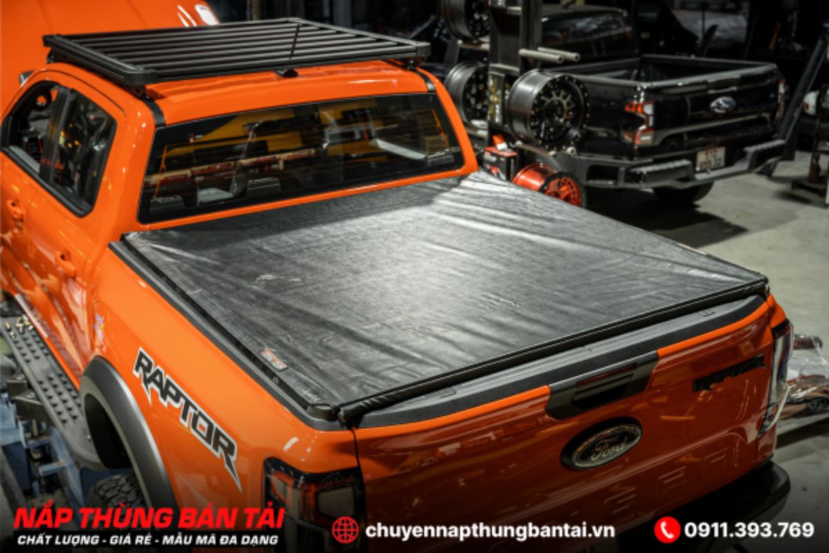 NẮP THÙNG CUỘN MỀM TONTOP FORD RANGER RAPTOR 2023