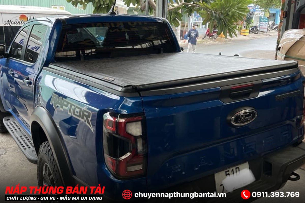 NẮP THÙNG CUỘN MỀM TONTOP FORD RANGER RAPTOR (ĐỜI 2018 - 2022)