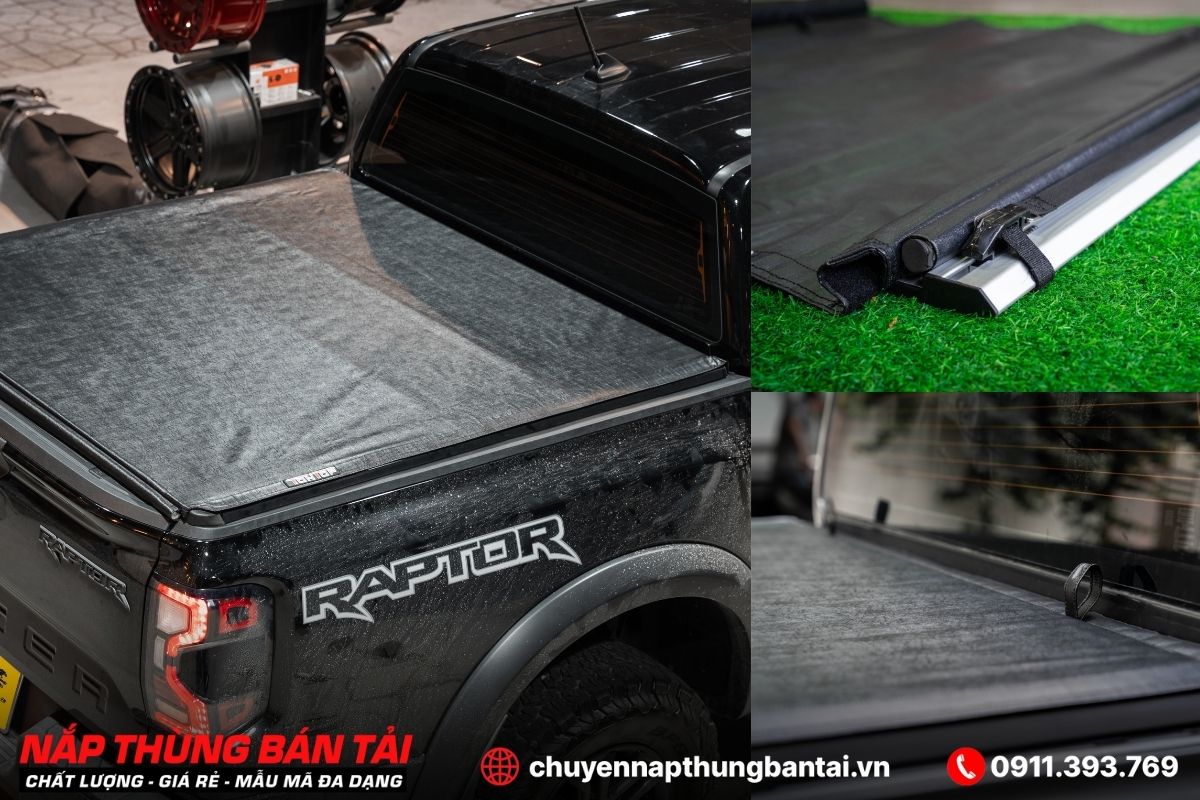 Nắp Thùng Cuộn Mềm Tontop Ford Ranger Raptor 2023