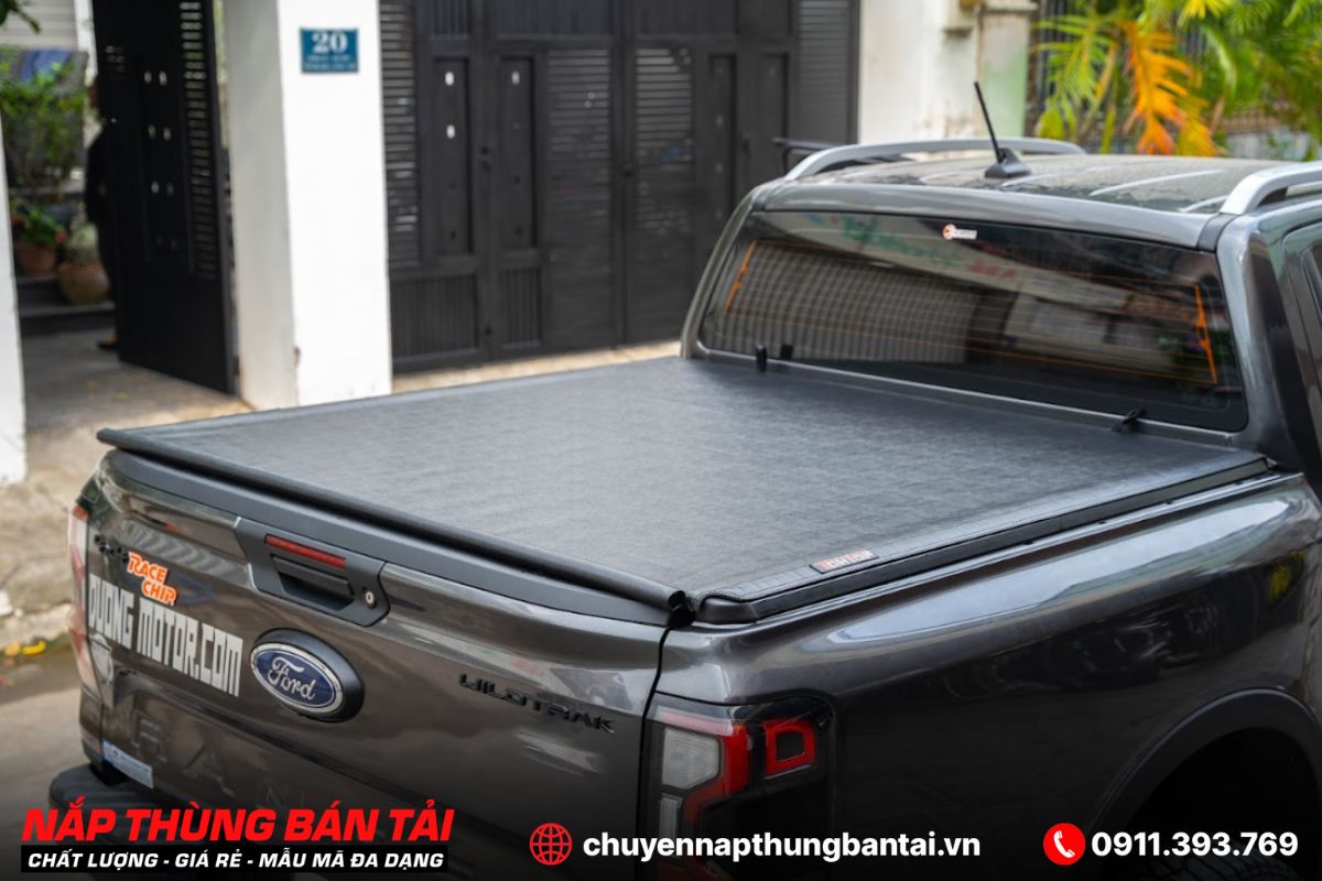 NẮP THÙNG CUỘN MỀM TONTOP FORD RANGER WILDTRAK 2023