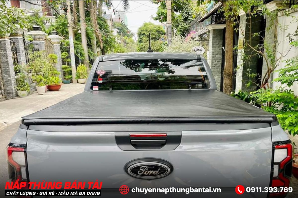 NẮP THÙNG CUỘN MỀM TONTOP FORD RANGER XLT (ĐỜI 2018 - 2022)