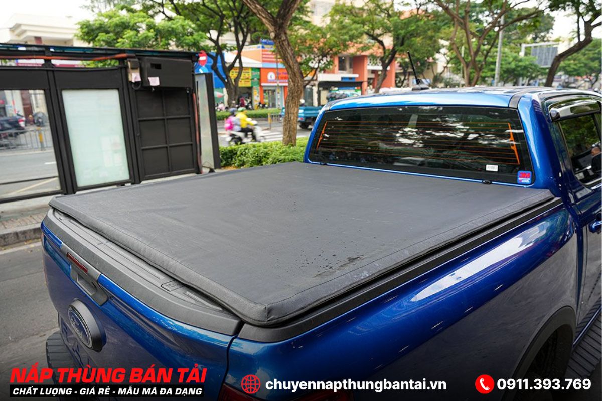 NẮP THÙNG CUỘN MỀM TONTOP FORD RANGER XLT (ĐỜI 2018 - 2022)