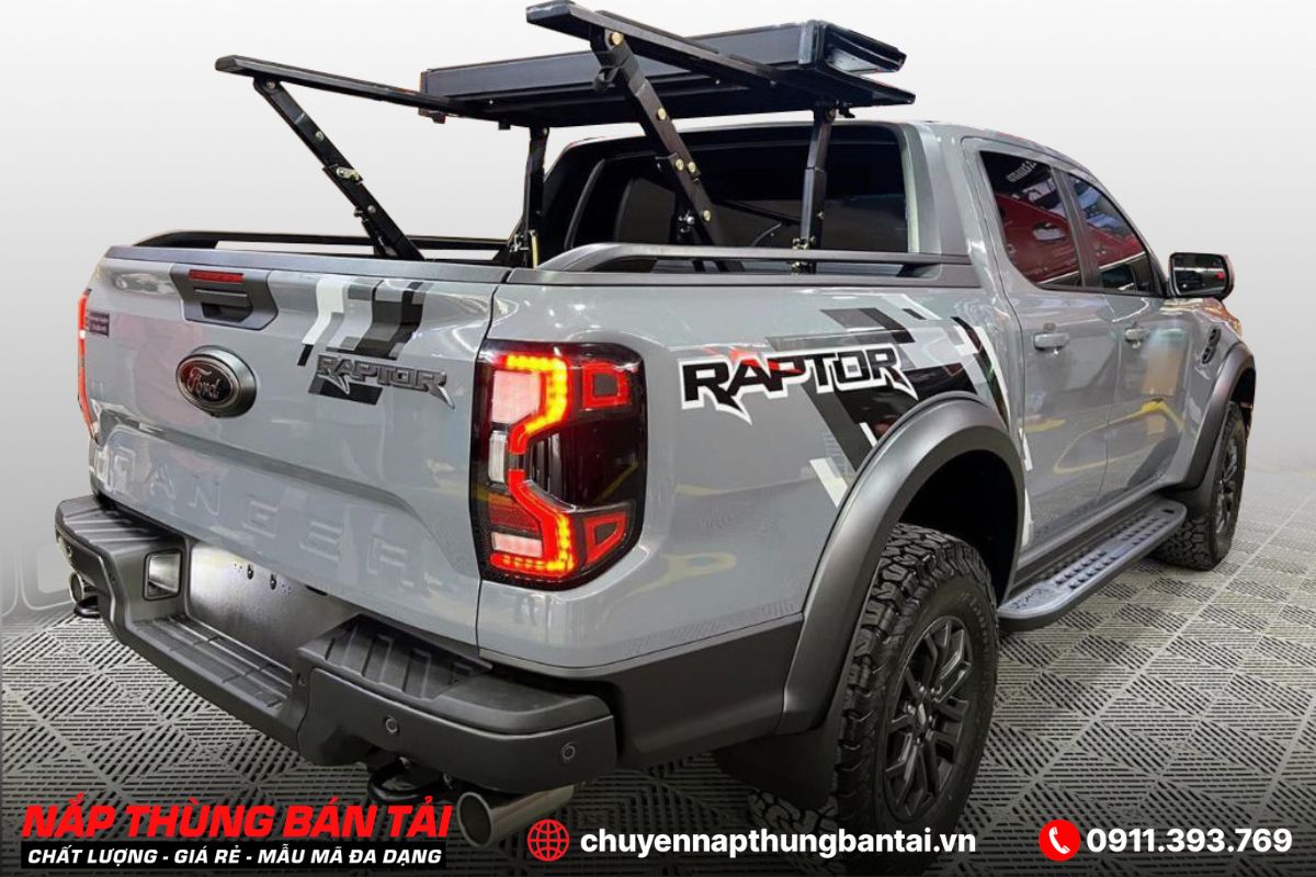 Nắp Thùng Topflip Ford Ranger Raptor (Đời 2018 - 2022)