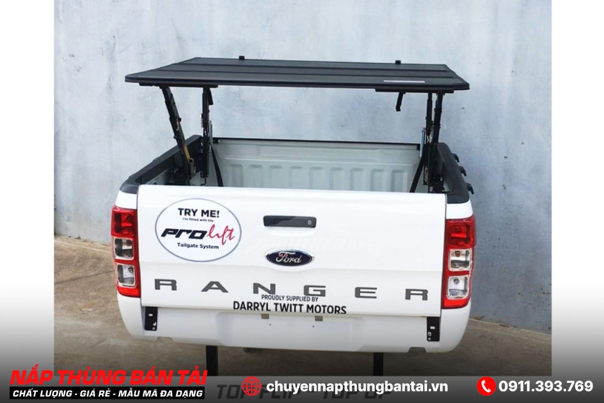 NẮP THÙNG TOPFLIP FORD RANGER WILDTRAK (ĐỜI 2018 - 2022)