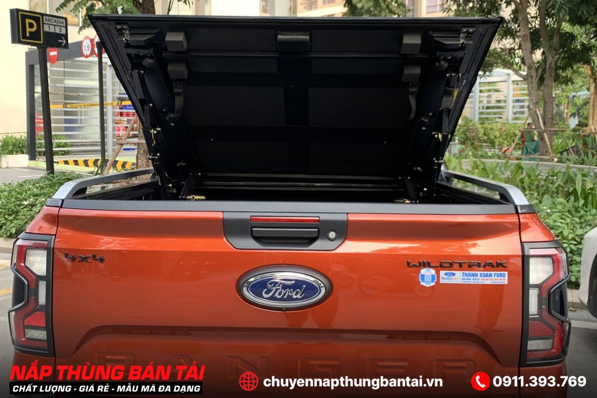 NẮP THÙNG TOPFLIP FORD RANGER WILDTRAK 2023