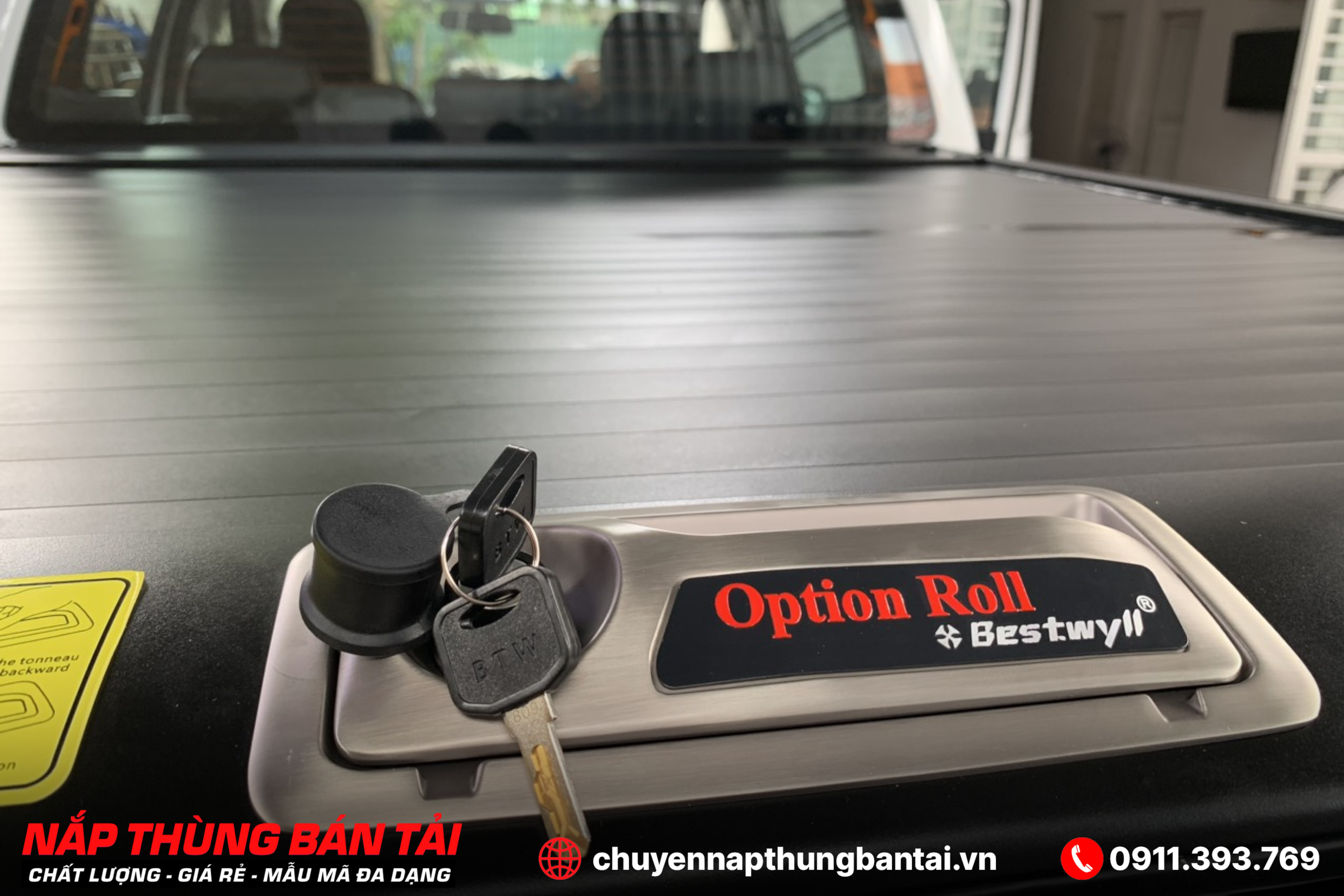 Nắp Thùng Cuộn Cơ Option Roll Ford Ranger Stormtrak