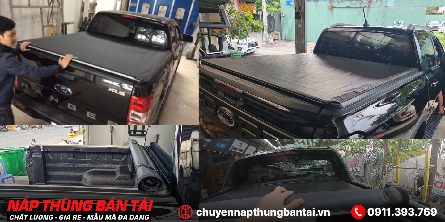 Nắp Thùng Cuộn Mềm Ford Ranger Xls 2023