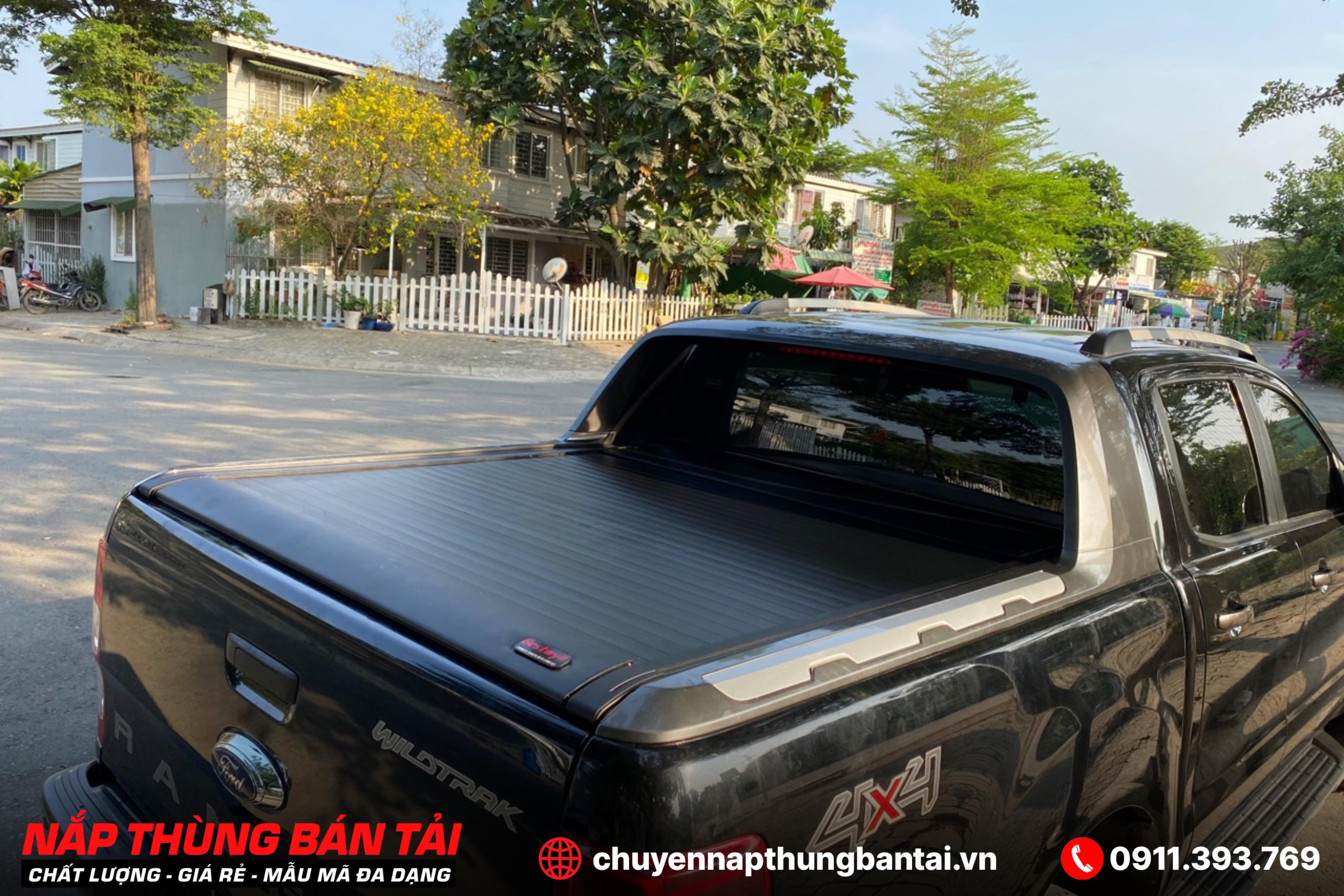 Nắp Thùng Cuộn Điện Anpha Ford Ranger Xlt 2023