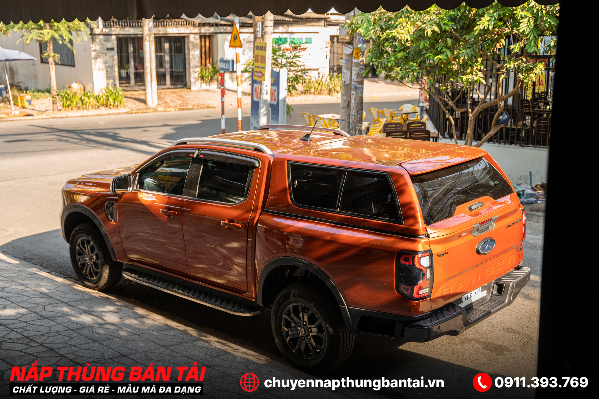 Nắp Thùng Cao Nhôm Ford Ranger Wildtrak 2023