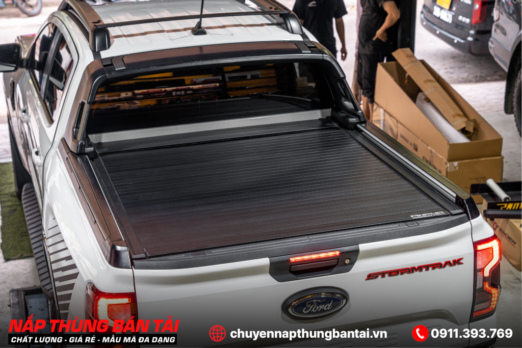 Nắp Thùng Cuộn Điện Anpha Ford Ranger Stormtrak