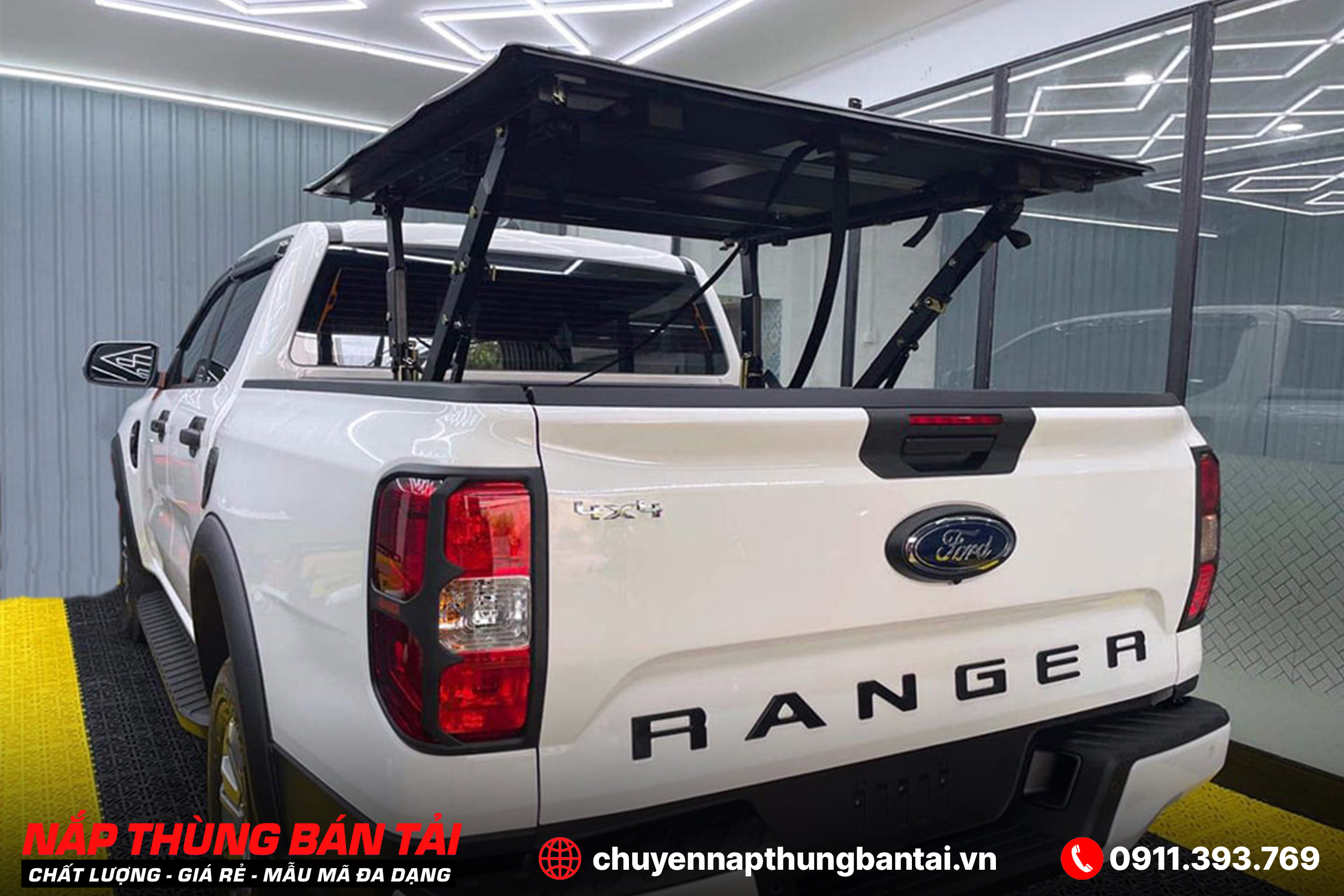 Nắp Thùng Topflip Ford Ranger Xls 2023