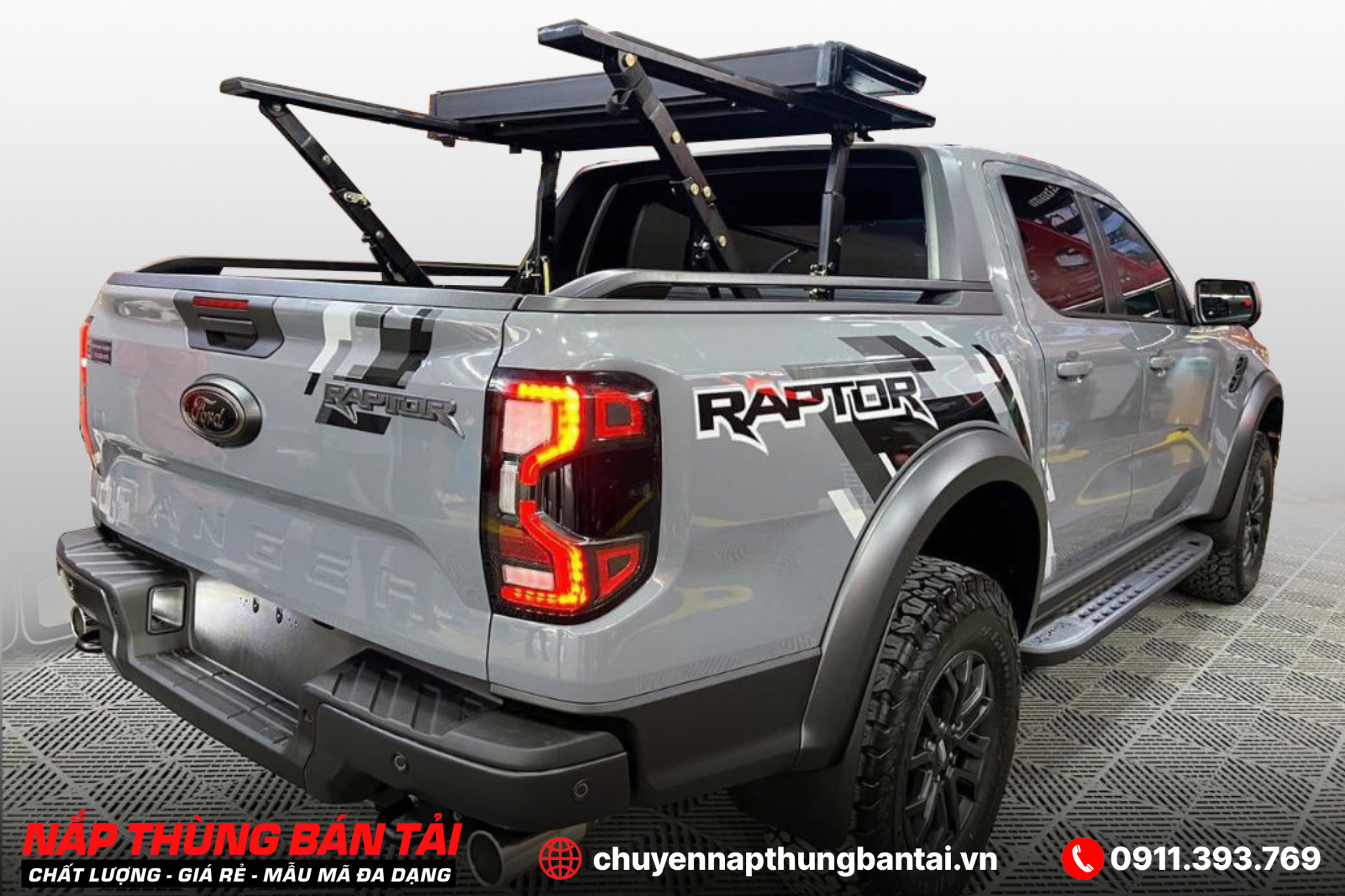 Nắp Thùng Topflip Ford Ranger Raptor 2023