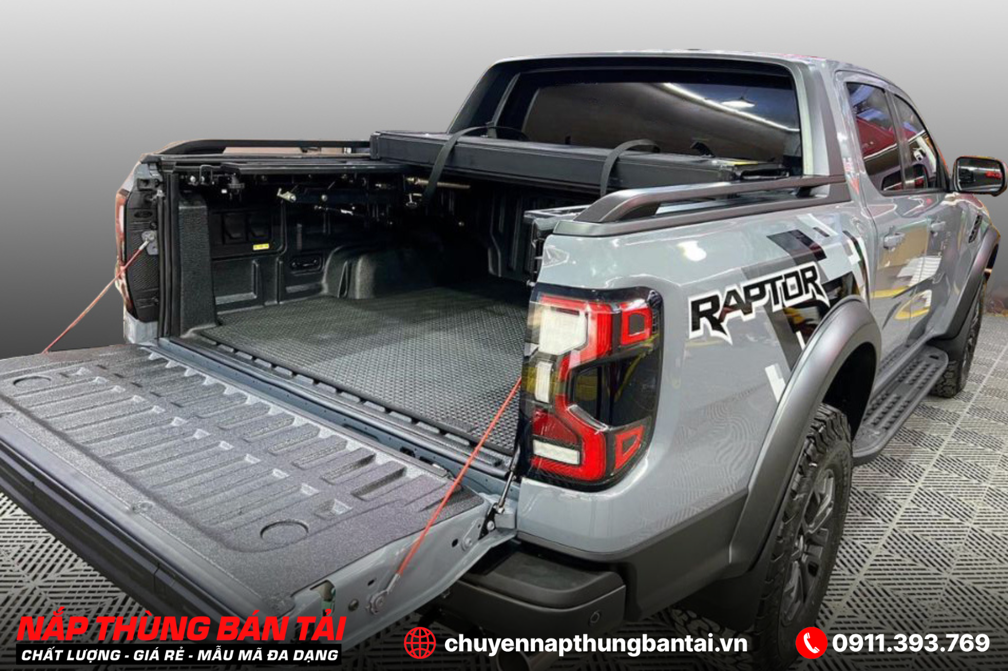 Nắp Thùng Topflip Ford Ranger Raptor 2023